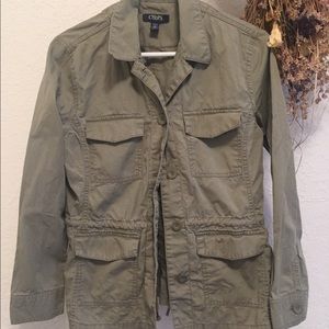 Chaps army green jacket size small